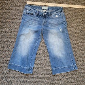 Maurice's Wide Leg Denim Capris 9/10